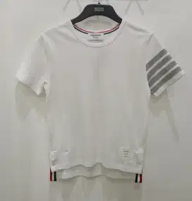 THOM BROWNIAN WHITE T-SHIRT