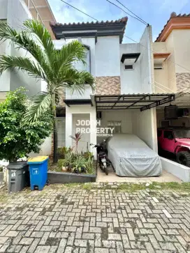 JUAL RUMAH SEMIFURNISH DALAM CLUSTER DI CIRENDEU DEKAT MRT LEBAK BULUS