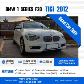 BMW F20 116i N13 1.6 Twin Turbo White On Black
