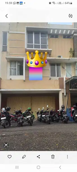 Disewa ruko taman cemara  harapan indah bekasi