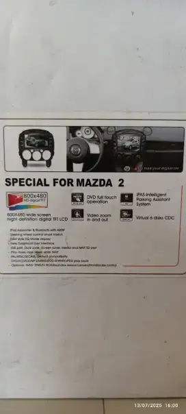 Original Clasic Head Unit Audio Mazda2