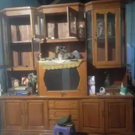 Bufet jadul kayu jati tua