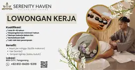 Dicari terapis pijat wanita dan cowok (kita kasih training gratis)