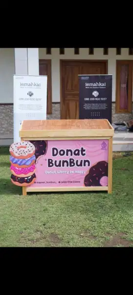 Meja Serbaguna untuk jualan Donat, Roti dll