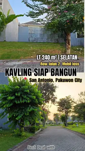 Dijual Kavling Pakuwon City siap bangun