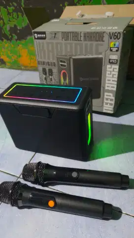 Speaker bluetooth karaoke bass