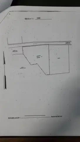 Dijual atau disewakan tanah Kalianak 55