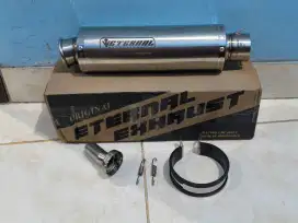 Silencer Knalpot Eternal Original + DB Killer 99% Inlet 50mm Like New