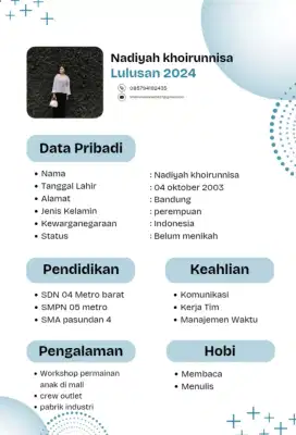 cari pekerjaan spg atau sebagainya