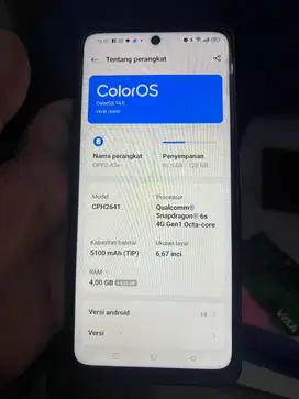 OPPO A3x 128 no minus