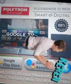 TV POLYTRON PLD32BG9058 32INCH SMART GOGLE TV