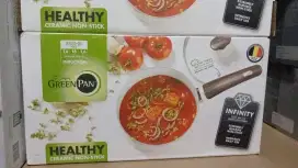 Jual panci greenpan berbagai ukuran , kondisi baru