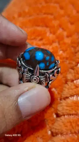 Batu Akik Pirus Mesir Royal Blue