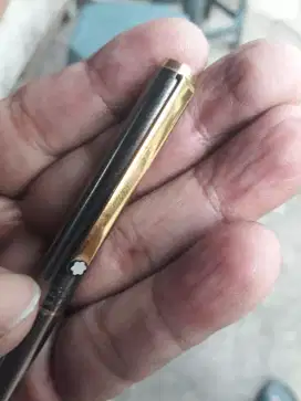 Antik sign roller pen montblanc noblesse slimline germany silver gold
