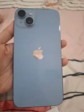 iphone 14 plus 128gb blue second , resmi dari ibox masi ada boxnya