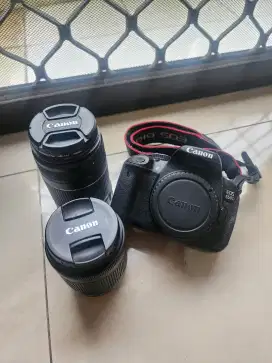 Camera DSLR Canon EOS 650 D - 2 Lensa