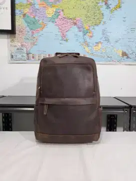 Tas kulit asli leather backpack