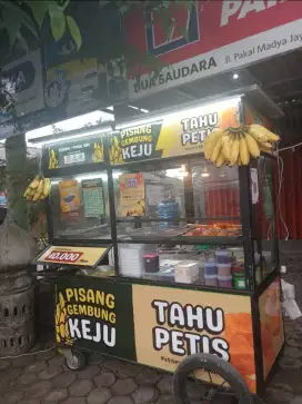 Dijual Rombong Besar FULL BESI Pisang Keju