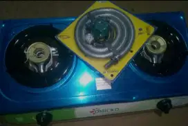 Kompor omico stainles 2 tungku