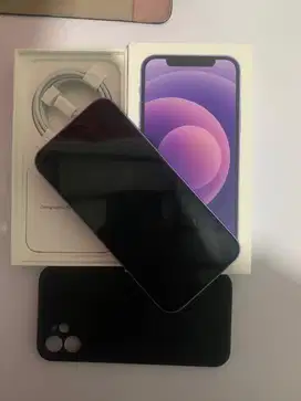 Iphone 12 128 Purple Garansi On Resmi!