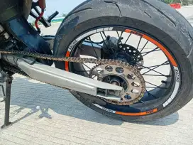 Yamaha scorpio modif supermoto