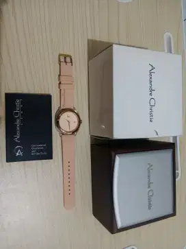 Alexandre Christie AC 2763 Rubber Jam Tangan Wanita Original