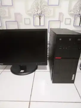 Pc Lenovo core i3 6100 gen 6 + lcd 20 in