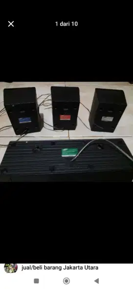 Speaker satelit Samsung (4 box)semua dalam kondisi baik
