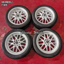 Jual velg + ban rep bbs r16 4x100 4x114,3 avanza xenia livina dll