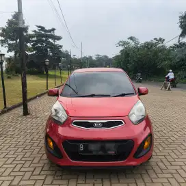 Jual Mobil All New Kia Picanto 2011 AT Matic Merah Mulus Fullset