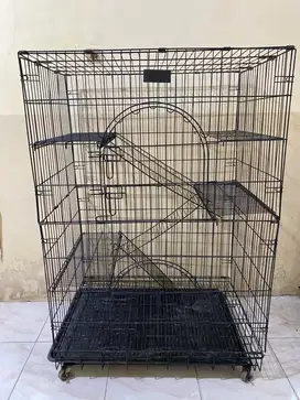 Kandang kucing 3 tingkat