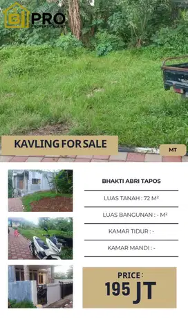 READY TANAH KAVLING STRATEGIS di DEPOK