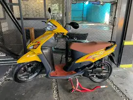 Mio 5tl Sporty 2005 NonStep Asli Kuning Sudah Convert injeksi 130cc