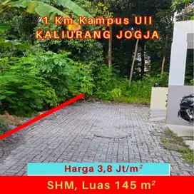 Tanah Kost Jogja Selatan Kampus UII Kaliurang Shm Pekarangan