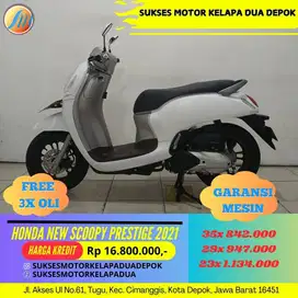 HONDA NEW SCOOPY PRESTIGE CASH/KREDIT SYARAT MUDAH KTP/KK