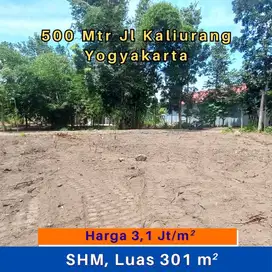 Tanah Kost Murah 500 Meter Dari Jl kaliurang Jogja SHM Pekarangan