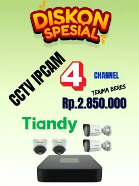 CCTV IPCAM 4 CHANNEL PROMO