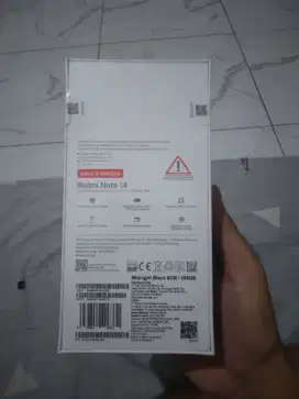 Redmi Note 14 Midnight Black (New)