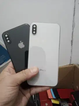 Housing casing backdoor Iphone X original cabutan warna lengkap(bekas)