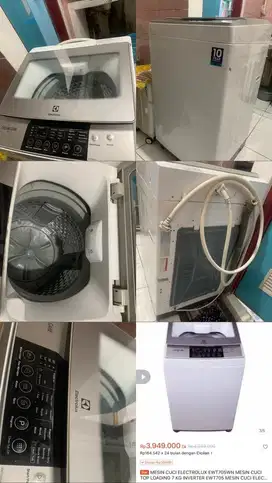 Mesin Cuci Electrolux Top Loading