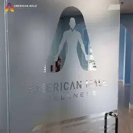 Vendor kaca film cutting stiker rumah sticker kantor sanblast gedung