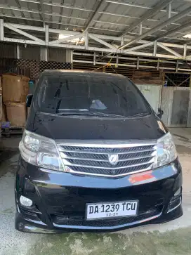 Alpard 2008,suratlengkap,pajak hidup,mesin normal,nopol Banjar,150juta