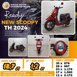 CASH KREDIT HONDA NEW SCOOPY STYLISH TH 2024 UNIT ISTIMEWA BERGARANSI