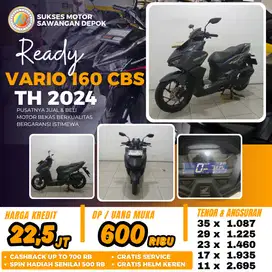 DP MURAH CASH KREDIT HONDA VARIO 160 CBS TH 2024 UNIT MULUS BERGARANSI