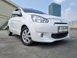 Mitsubishi Mirage Matic 1.2 Exceed (Terlengkap) th 2014/13,,gesit irit