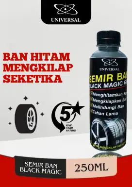 Universal Semir Ban Black Magic Gel 250 ML PENGKILAP DAN PENGHITAM BAN
