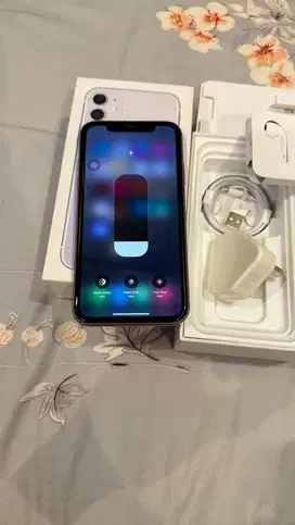 Dijual Iphone 11 Purple 128GB Lengkap Terdaftar