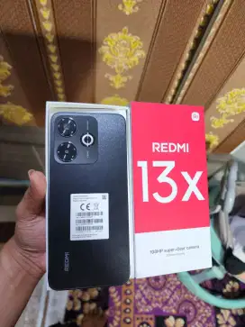 Xiaomi Redmi 13x 8/256 usia 2 minggu Mulus 100% Fullset