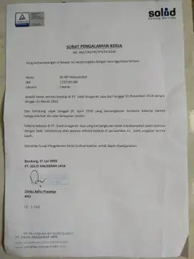 Cari pekerjaan OB dan kurir