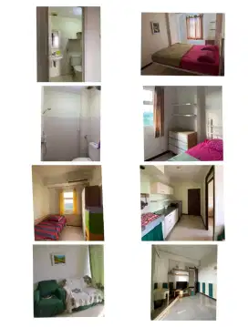 Dijual Apartment 2 Kamar Tidur + 2 Kamar Mandi Full Furnish.